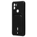 Чехол-накладка - SC304 с картхолдером для "Xiaomi Redmi A1+" (black) (217991)#2099687