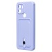 Чехол-накладка - SC304 с картхолдером для "Xiaomi Redmi A1+" (light violet) (217993)#2099685