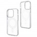 Чехол для iPhone 12 Pro Max Magsafe прозрачный, в упаковке#2029446