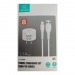 Сетевое ЗУ USAMS TU Series + кабель Lightning (2USB/2.1A) белое  (Китайская вилка)#2070935