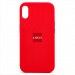 Чехол Silicone Case для iPhone X/XS красный#1918676