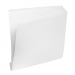 Уголок бумажный 15,5*17см (100шт) пергамент белый без печати 1/100/2000шт#1890318