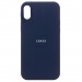 Чехол Silicone Case для iPhone XS MAX синий#1918684