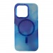 Чехол-накладка Rainbow Magnetic для iPhone 14 Pro синий#1891673
