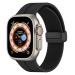 Ремешок - ApW29 Apple Watch 38/40/41мм силикон на магните (black) (218424)#2004423