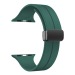 Ремешок - ApW29 Apple Watch 42/44/45мм силикон на магните (pine green) (218419)#2004445