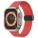 Ремешок - ApW29 Apple Watch 42/44/45мм силикон на магните (red) (218407)#2004447