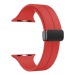 Ремешок - ApW29 Apple Watch 42/44/45мм силикон на магните (red) (218407)#2004448