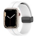 Ремешок - ApW29 Apple Watch 42/44/45мм силикон на магните (white) (218405)#2004452