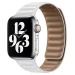 Ремешок - ApW31 Apple Watch 38/40/41мм экокожа на магните (white) (218817)#1945873