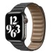 Ремешок - ApW31 Apple Watch 42/44/45мм экокожа на магните (black) (218816)#1945868