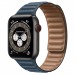 Ремешок - ApW31 Apple Watch 42/44/45мм экокожа на магните (blue) (218813)#1945959
