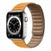 Ремешок - ApW31 Apple Watch 42/44/45/49 mm экокожа на магните (orange) (218814)#1945955