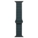 Ремешок - ApW32 Apple Watch 38/40/41мм силикон на магните (dark green/orange) (218892)#1942035