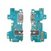 Шлейф (плата) для Samsung M325F/M225F + сис. разъем + разъем гарн. + микрофон (100% components)#1983067
