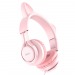 Накладные наушники Hoco Cat W36  (pink) (214067)#1893555