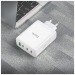 Адаптер Сетевой Hoco N31 PD 3Type-C/USB 100W (white) (213929)#1893569