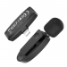 Микрофон потоковый беспроводной Hoco L15 (микрофон+ресивер для Iphone) черный#1894645
