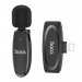 Микрофон потоковый беспроводной Hoco L15 (микрофон+ресивер для Iphone) черный#1894648