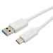 USB кабель шт.USB (A) - шт.Type-C "Cablexpert", серия Classic 0.1, QC 3.0, 3А, белый, коробка, 1м#2126342