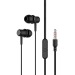 Проводные наушники 3.5 FUMIKO EP18 черные#1895570