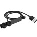 Кабель USB - Apple lightning Hoco U51 120см 2A (black) (102227)#1896374