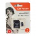 Карта памяти MicroSD 4 GB GoPower Class10 15 МБ/сек V10 с адаптером#1898278