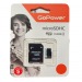 Карта памяти MicroSD 64GB GoPower Class10 70 МБ/сек V30 с адаптером#1898293