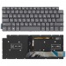 Клавиатура для Dell Latitude 3301 серая с подсветкой#1931810