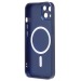 Чехол-накладка - SM020 Matte SafeMag для "Apple iPhone 13" (dark blue) (219516)#2131895