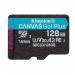 Карта флэш-памяти MicroSD 128 Гб Kingston Canvas Go Plus UHS-I U3 V30 A2 (170/70 Mb/s) без а(220870)#1929594