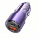 Адаптер Автомобильный Borofone BZ20A Smart PD QC3.0 83W USB/Type-C (purple) (219507)#1904209