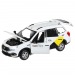 Машина "АВТОПАНОРАМА" Яндекс.Такси LADA GRANTA CROSS, белый, 1/24, свет, звук, в/к 24,5*12,5*10,5см#1974089