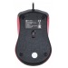 Мышь Оклик 225M черный/красный оптическая (1200dpi) USB для ноутбука (3but) [08.08], шт#1908566