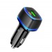 Автомобильное зарядное устройство USB/Type-C BC CC119 (20W, QC3.0, PD, 1Type-C, 1USB) Черный#2139301