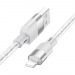 Кабель USB - Apple Lightning Hoco X99 Серый#2027922