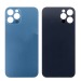Задняя крышка для iPhone 12 Pro Синий (стекло, широкий вырез под камеру, логотип) - Премиум#1928763