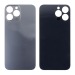 Задняя крышка для iPhone 13 Pro Max Серый (стекло, широкий вырез под камеру, логотип) - Премиум#1953316