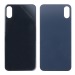 Задняя крышка для iPhone Xs Серый (стекло, широкий вырез под камеру, логотип) - Премиум#1928875