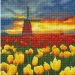 Картины мозаикой 30х30 ПОЛЯ ТЮЛЬПАНОВ В НИДЕРЛАНДАХ (27 цветов)#1911992