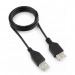 Шнур USB (A)шт. - USB (A)гн. 1,0м "Гарнизон"#2052294