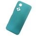 Чехол силиконовый Honor X7 Soft Touch матовый бирюзовый#2087331