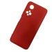 Чехол силиконовый Honor X7 Soft Touch матовый красный#2087332