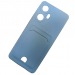 Чехол силиконовый Realme C55 матовый цветной с визитницей голубой#1923261