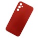 Чехол силиконовый Samsung A34 Soft Touch матовый красный#2087338