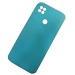 Чехол силиконовый Xiaomi Redmi 10A Soft Touch матовый бирюзовый#2087341