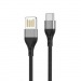 Кабель USB - Type-C XO NB188 (2.4A) Серый#1939478