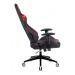 Кресло игровое Zombie VIKING 4 AERO черный/красный ткань/эко.кожа с подголов. крестов. Пластик [02.0, шт#1920809