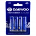 LR6 батарейки Daewoo HIGH Energy BL-4, шт#1927382
