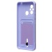 Чехол-накладка - SC304 с картхолдером для "Xiaomi Poco C55/Redmi 12C" (light violet) (220324)#2099761
